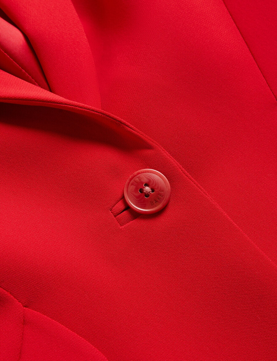 manabl - blazer entallado de un solo pecho