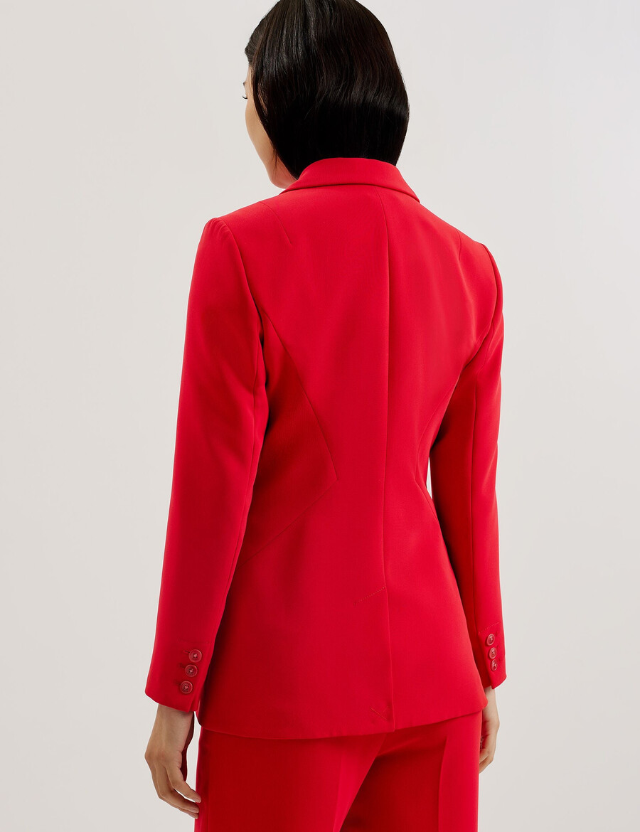 manabl - blazer entallado de un solo pecho