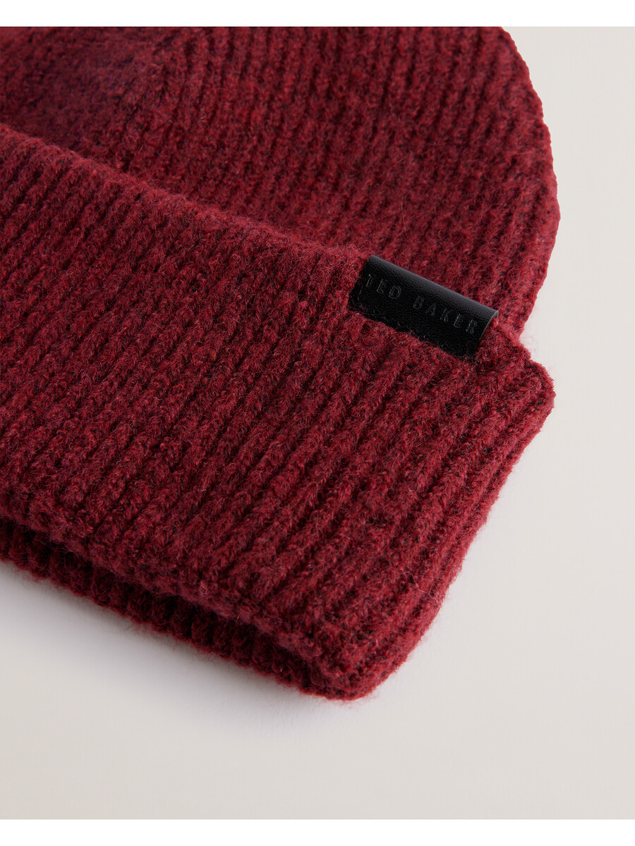 alliiie - gorro de punto acanalado con vuelta