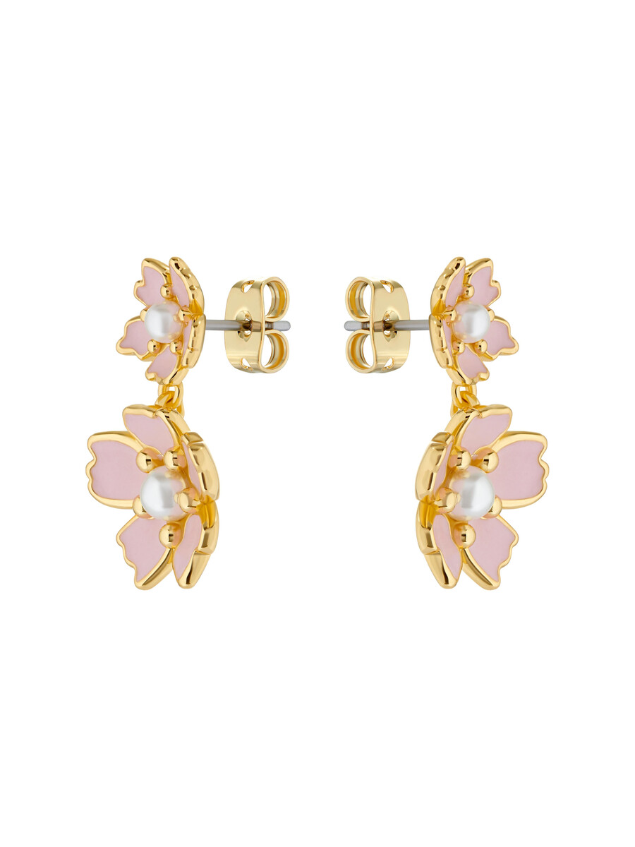 pettina - pendientes colgantes con flores pintadas