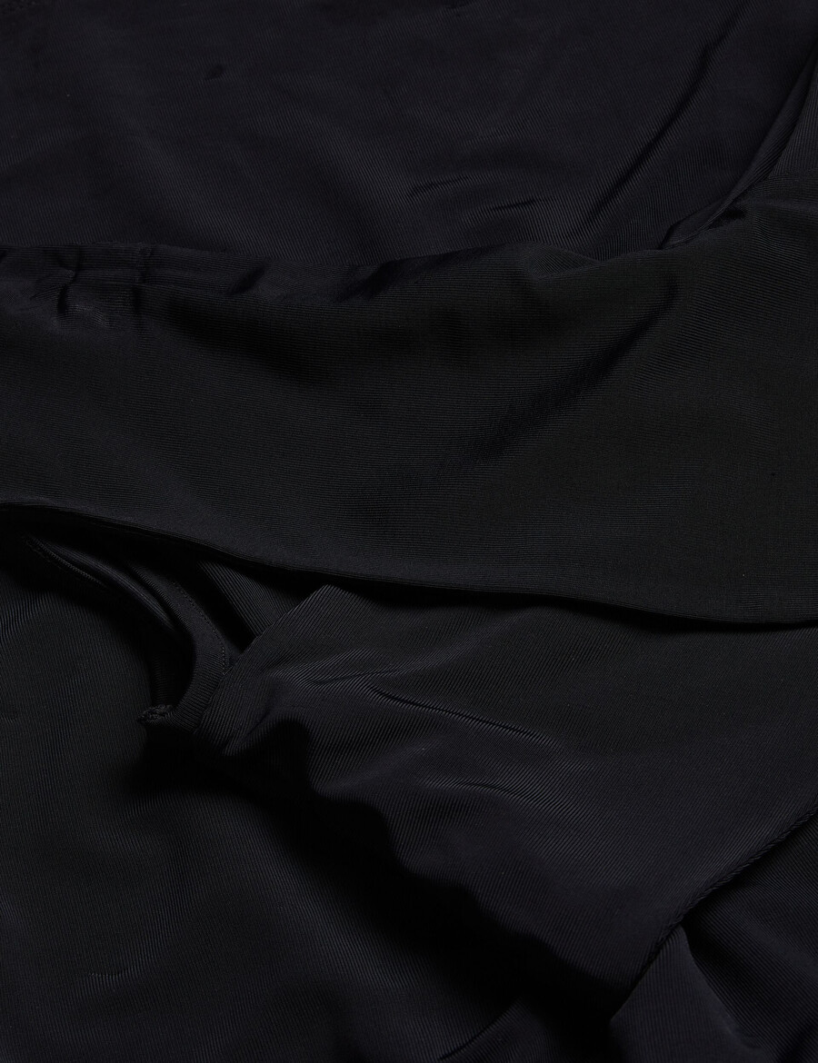 almhaa - mono de jersey de pierna ancha y hombros descubiertos