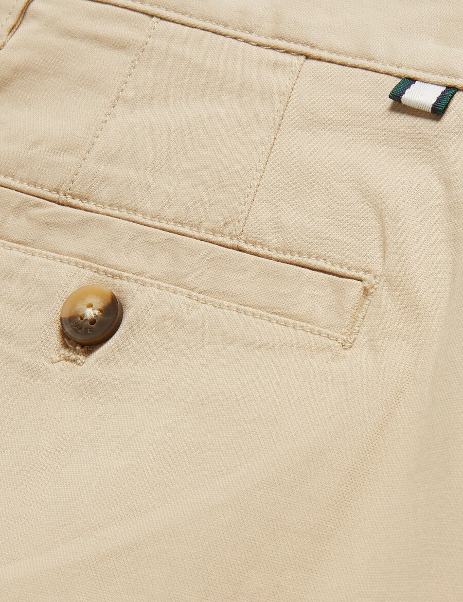 haybrn - pantalón chino texturizado de corte regular