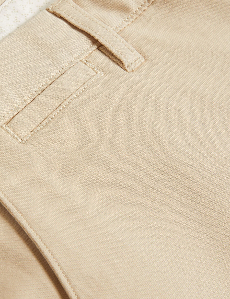 haybrn - pantalón chino texturizado de corte regular