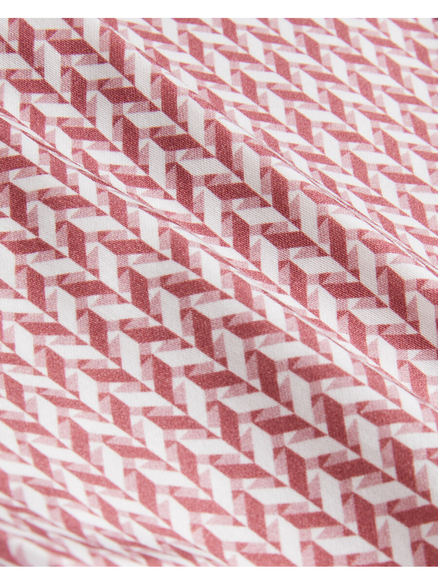 laceby - camisa ajustada de manga larga con estampado geométrico