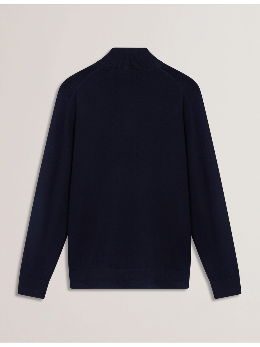 limehas - camiseta de manga larga con media cremallera y núcleo de merino