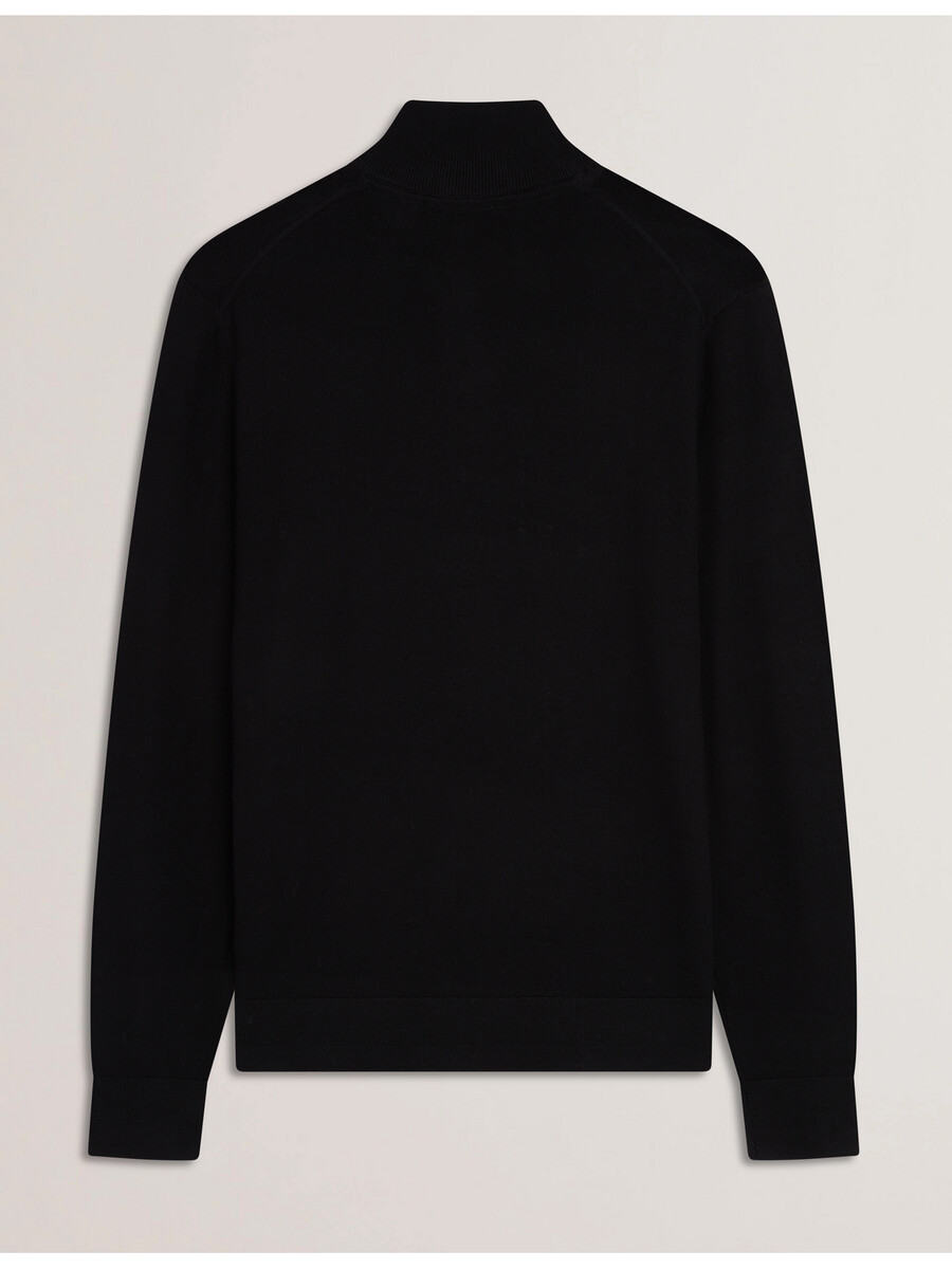 limehas - camiseta de manga larga con media cremallera y núcleo de merino