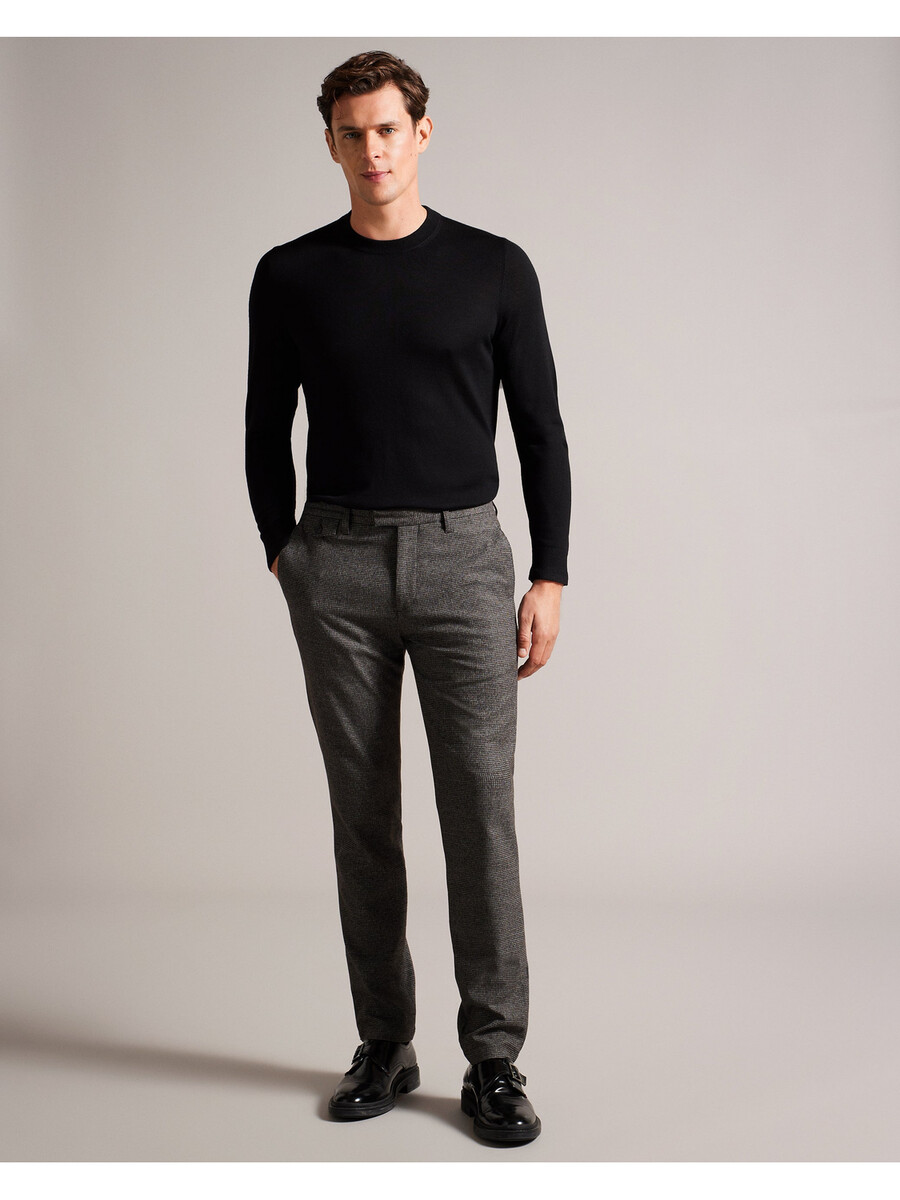 carnby - jersey de cuello redondo de pura lana