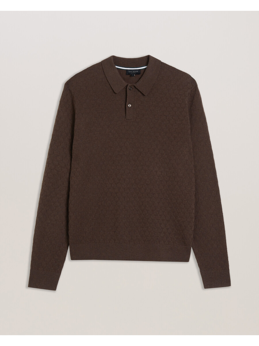 morar - polo de punto de manga larga en punto de camiseta