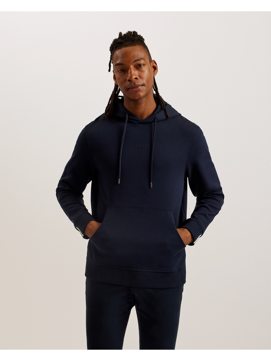 drotow - sudadera con capucha de mezcla de algodón con detalle de logotipo