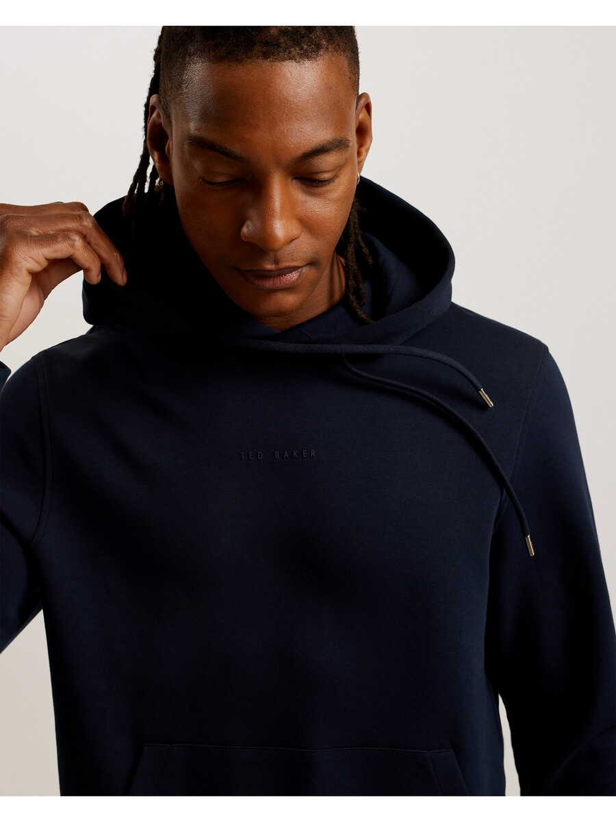 drotow - sudadera con capucha de mezcla de algodón con detalle de logotipo