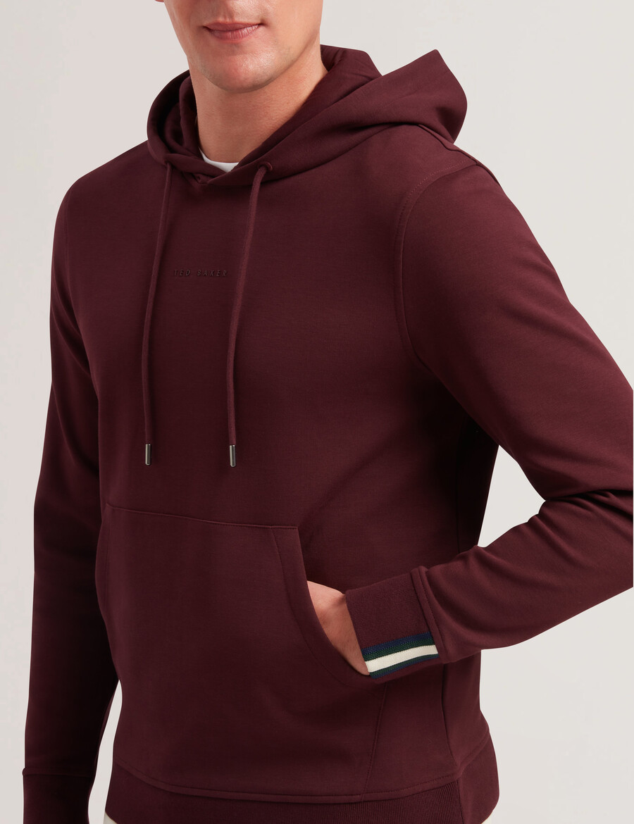 drotow - sudadera con capucha de mezcla de algodón con detalle de logotipo