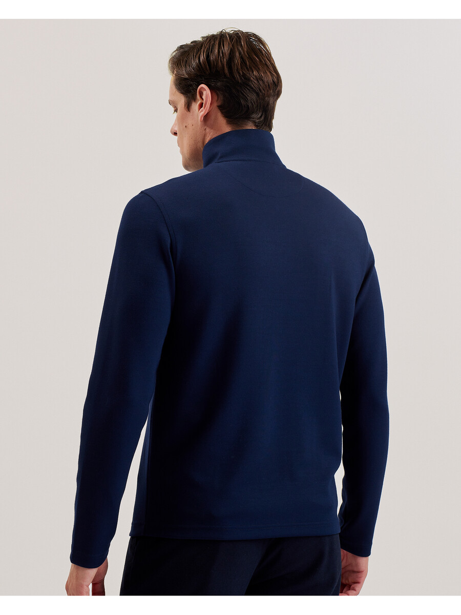 longman - sudadera con media cremallera y rayas ombré