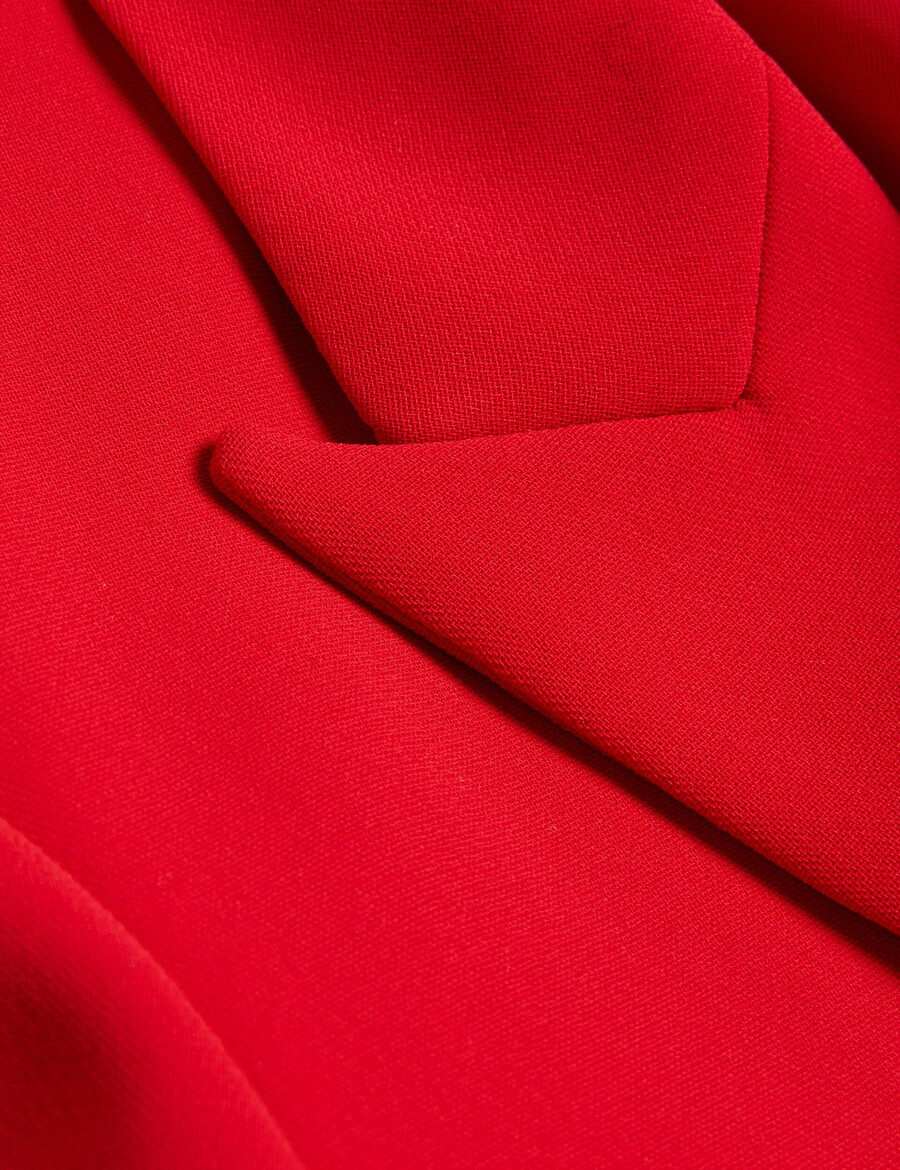 manabl - blazer entallado de un solo pecho