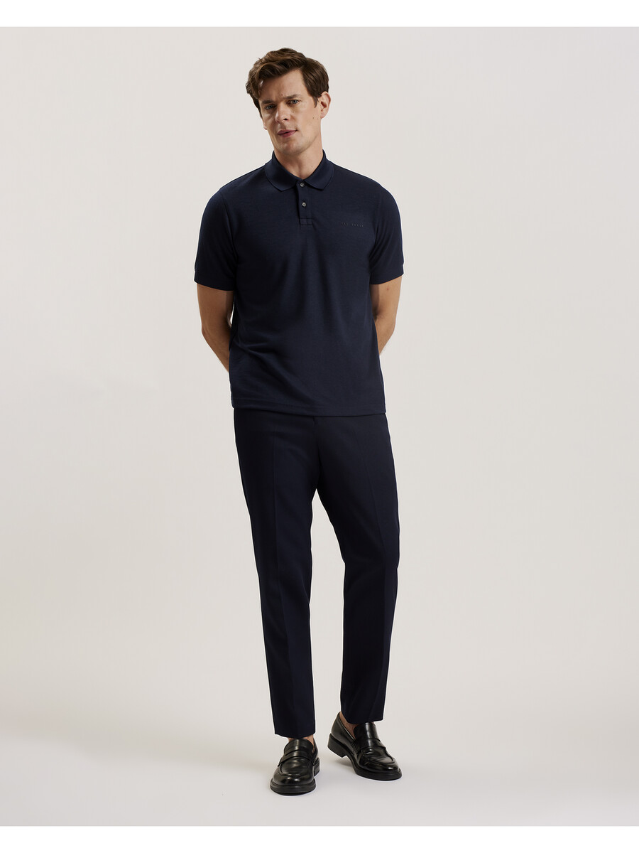 karty - polo de manga corta regular con marca