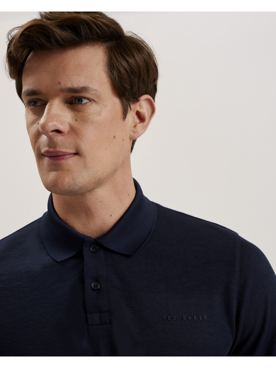 karty - polo de manga corta regular con marca