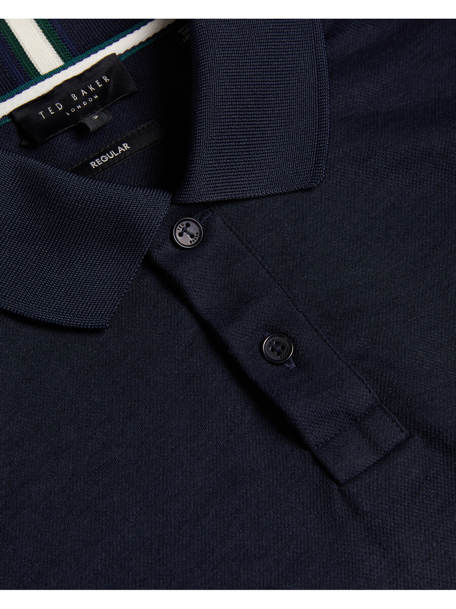 karty - polo de manga corta regular con marca