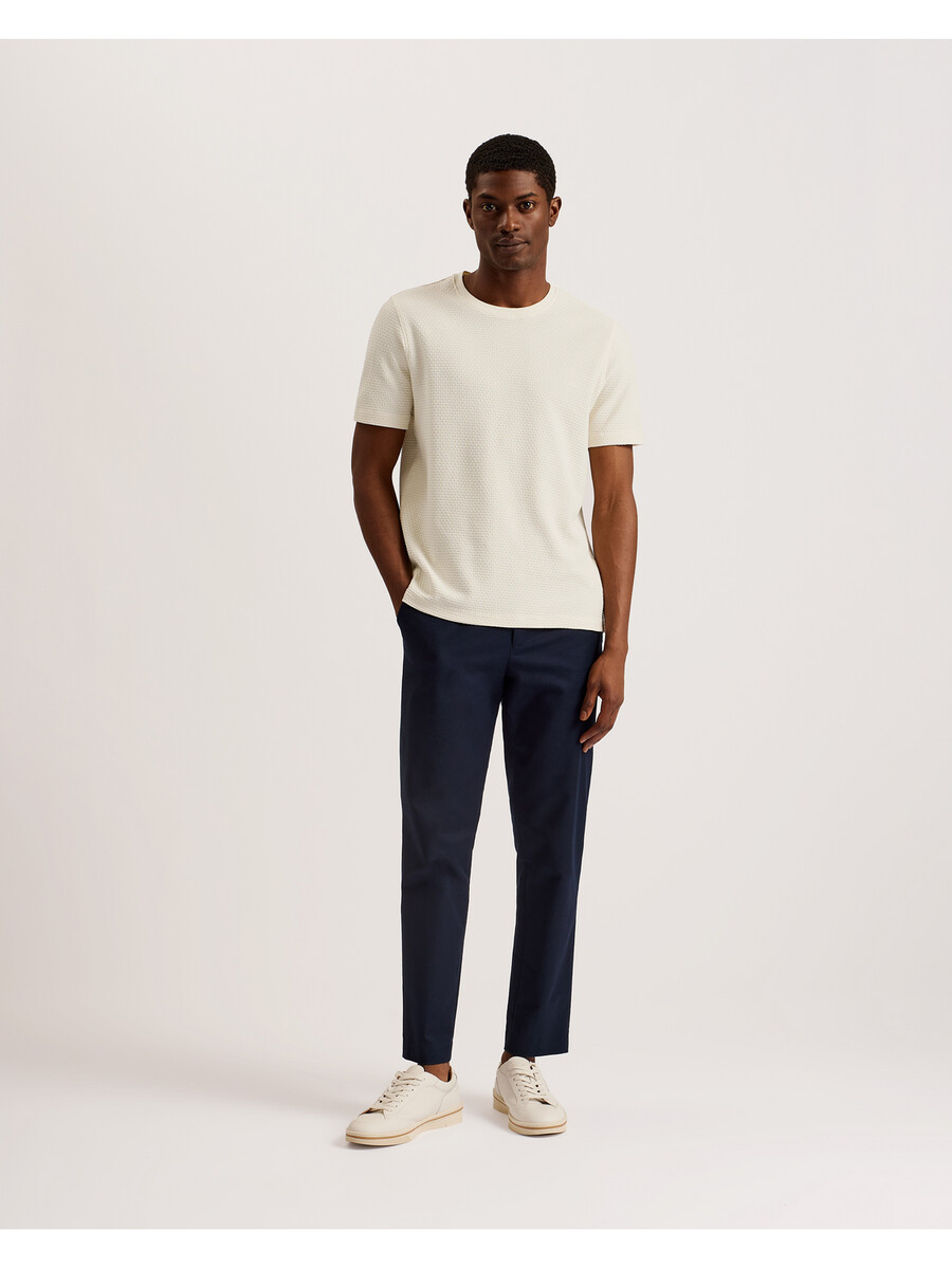 curlys - camiseta texturizada ss reg