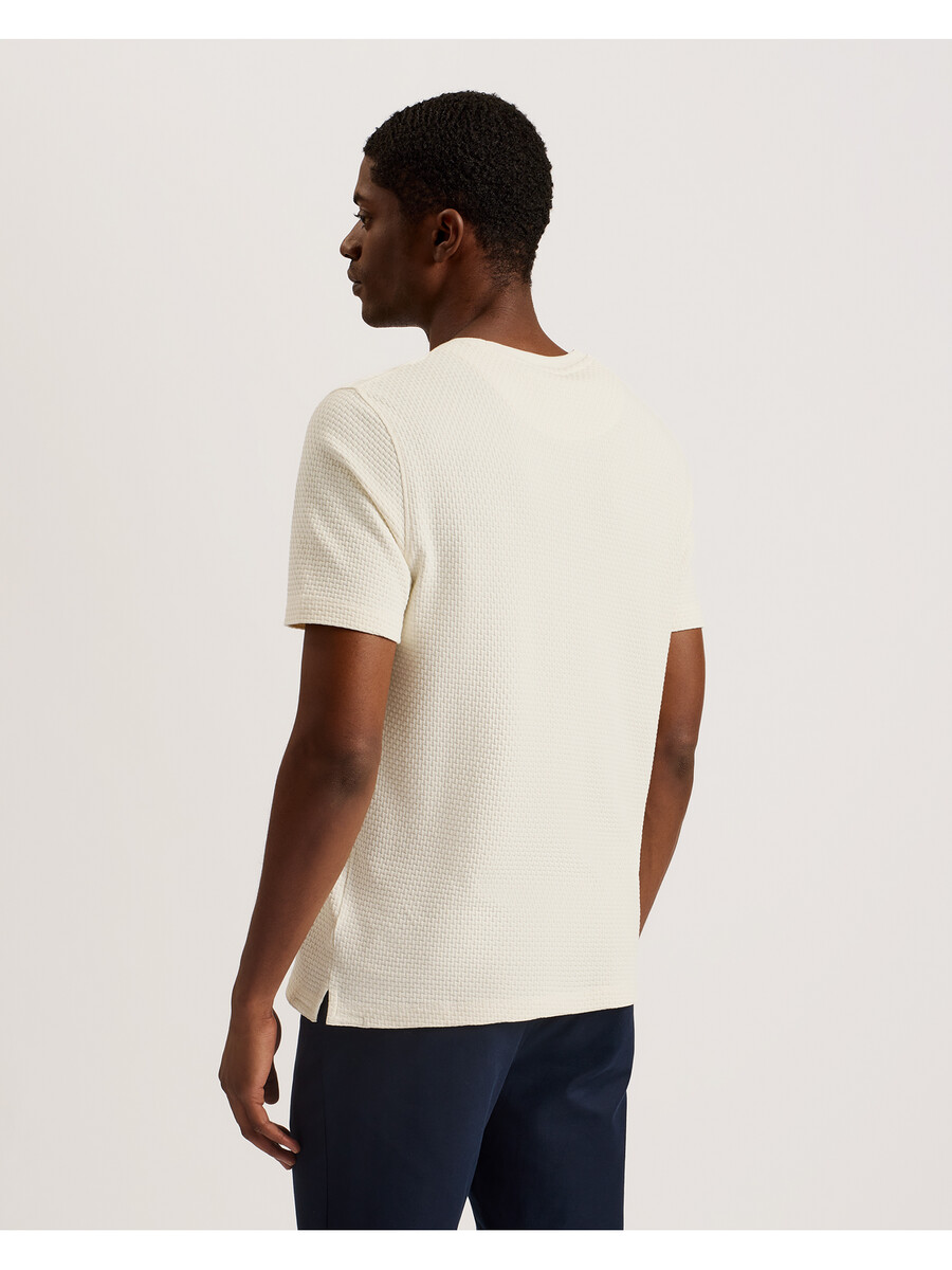 curlys - camiseta texturizada ss reg