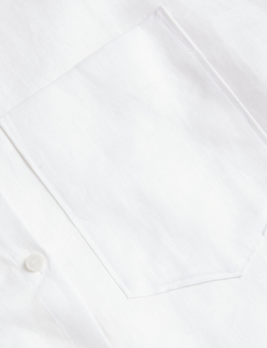 toloca - camisa de lino de gran tamaño